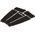 DORSAL Five 5 Piece EVA Surfboard Deck Traction Pads with Kicker Tail for Stomp Skimboards, Surf Boards, Fish Board, Funboard Black/White